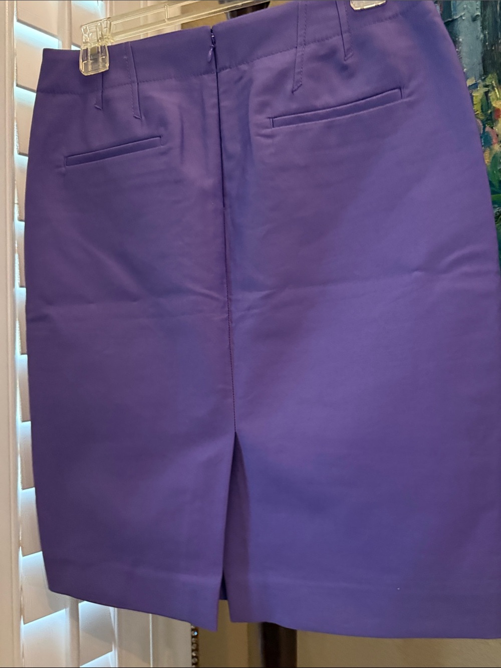 J. Crew Violet Pencil Skirt - Picture 2 of 11